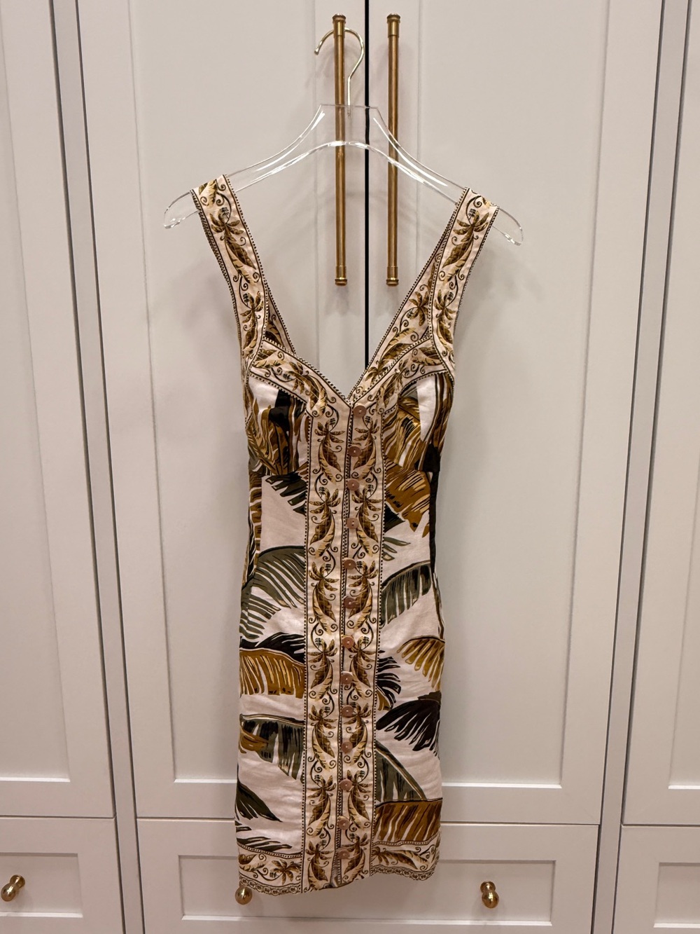Farm Rio Trancoso Sand Mini Dress